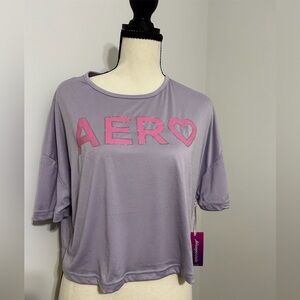 Aeropostale Pajama shirt Crop Top